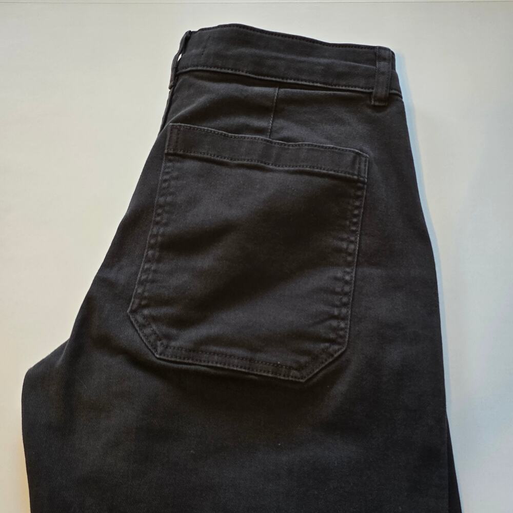 Everlane The Utility Barrel Pant Womens Size 2 Black Cropped High Rise Casual - Picture 8 of 12